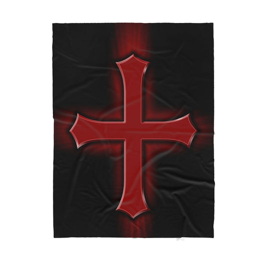 Jesus Cross Blanket - Best gift for Christian - Sherpa Blanket TT