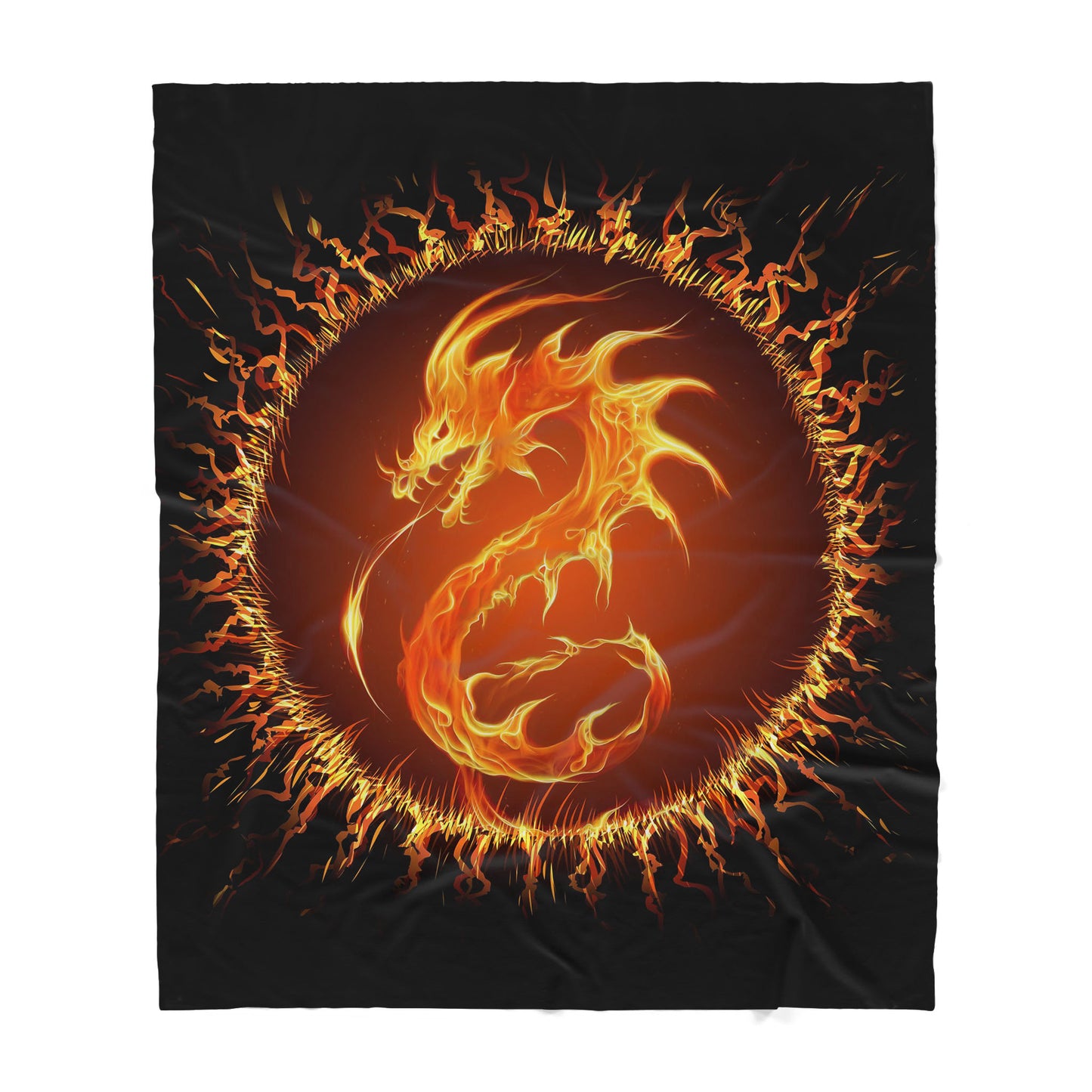 Custom Blanket Dragon Sherpa Blanket TA