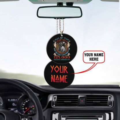 Customize Name Native American Unique Design Car Hanging Ornament AM20042106