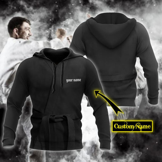 Custom Name Karate 3D All Over Printed Unisex Shirt