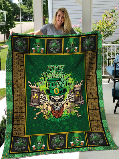 Irish Saint Patrick Day 3D All Over Printed Blanket