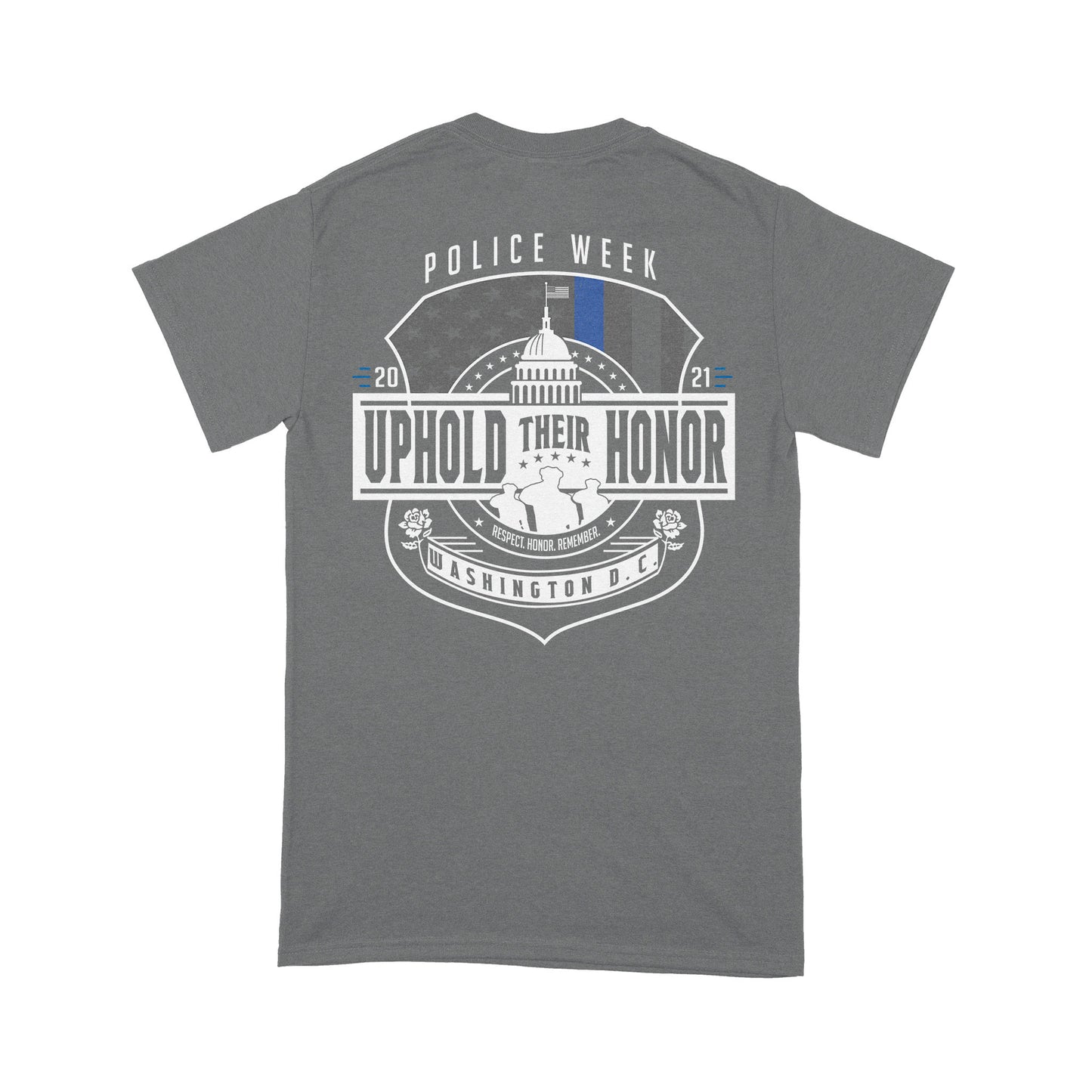 Police Week Uphold Their Honor Personalized T-shirt Special Gift For Dad Papa Grandpa