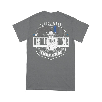 Police Week Uphold Their Honor Personalized T-shirt Special Gift For Dad Papa Grandpa
