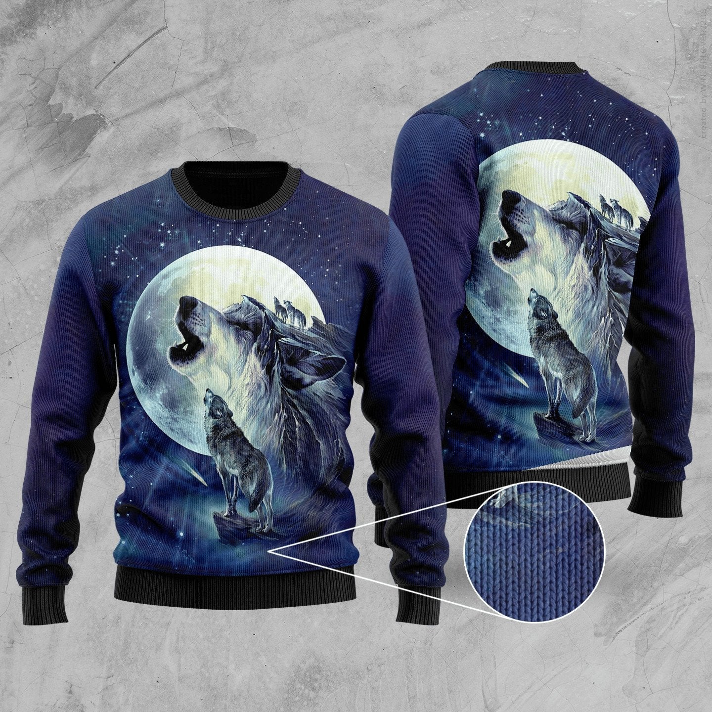 Wolf 3D All Over Printed Unisex Shirts
