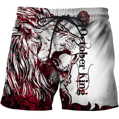 October Lion 3D All Over Printed Unisex Shirts