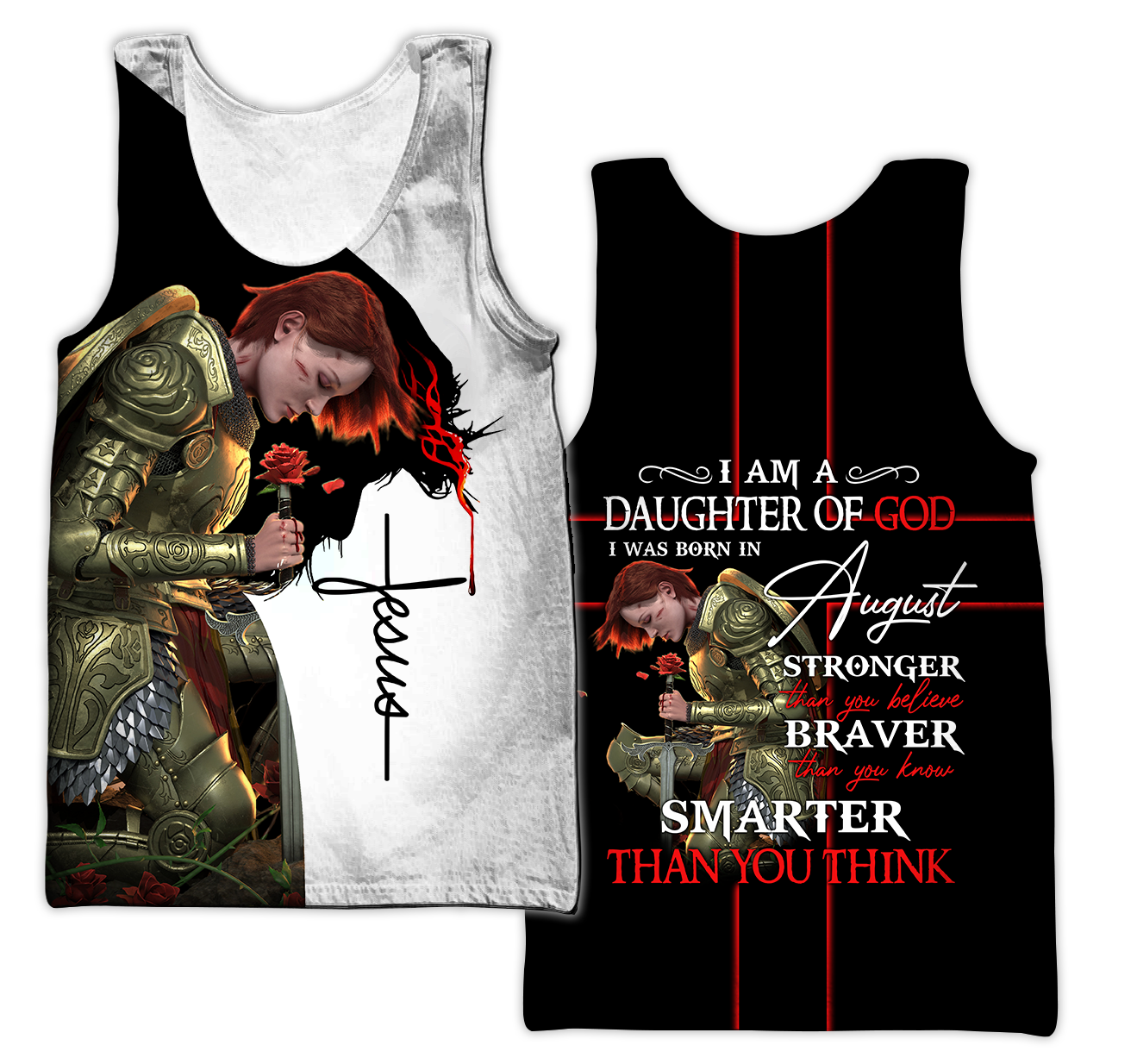 I Was Born In August Girl - I Am A Daughter Of God 3D All Over Printed Shirts For Men and Women Pi250504S8