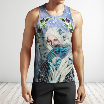 Premium Athena Goddess of Wisdom and War 3D All Over Printed Shirts