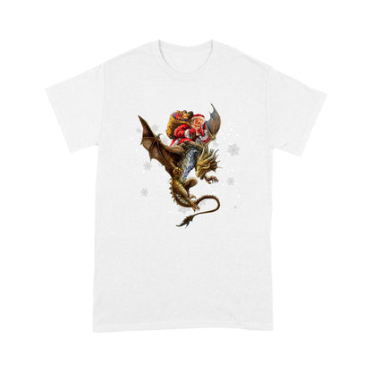Santa Clause On Dragon T-shirt MEI