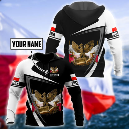 Personalized Polska 3D All Over Printed Unisex Hoodie