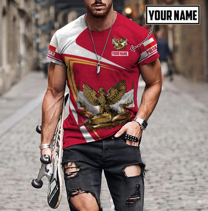 Personalized Polska 3D All Over Printed Unisex Hoodie