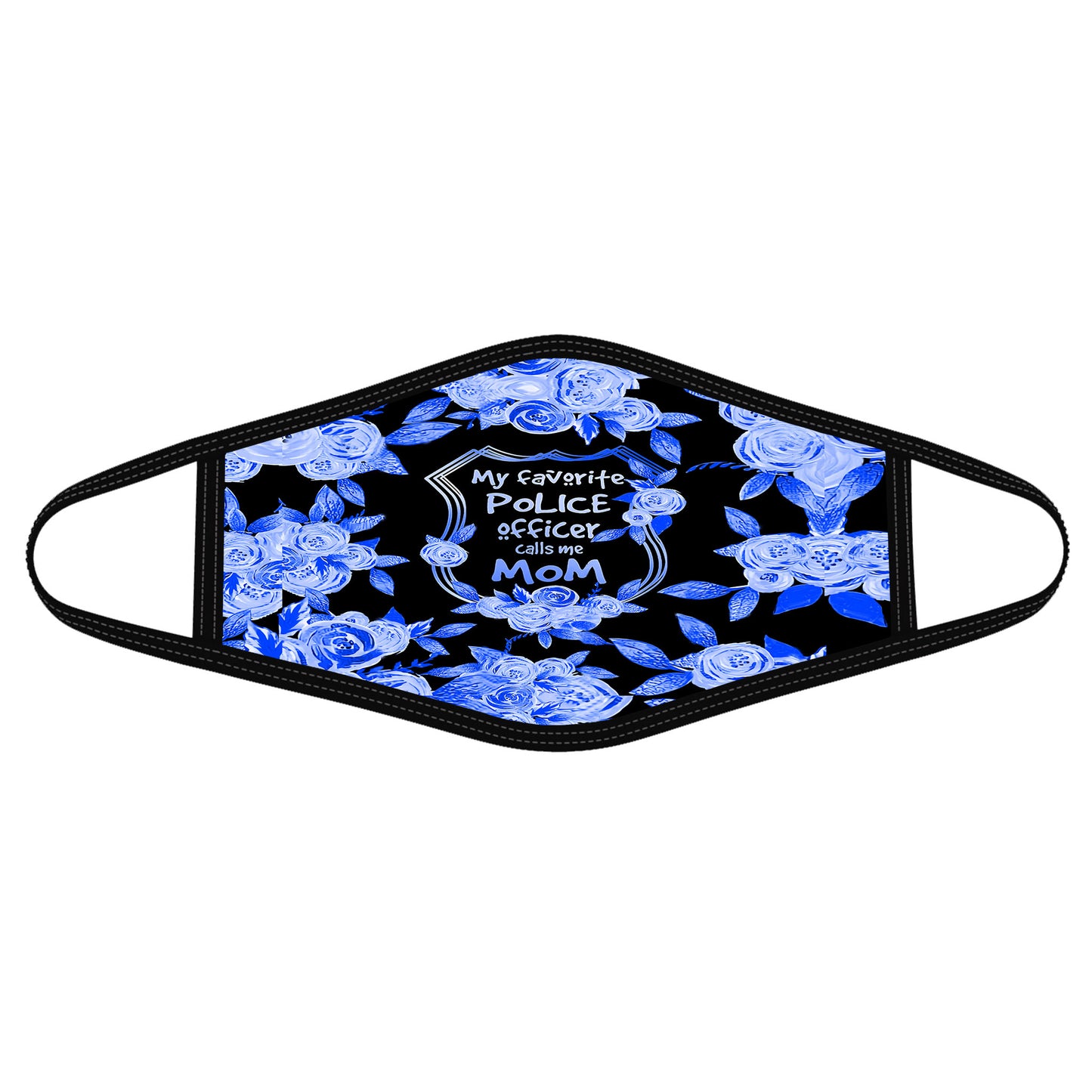 Police Office Mom - Gift for Police Mom Face Mask DL