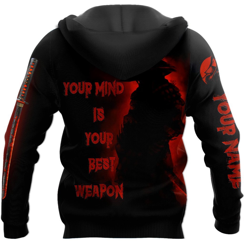 Customize Name Samurai Tattoo Japan 3D All Over Printed Unisex Shirt