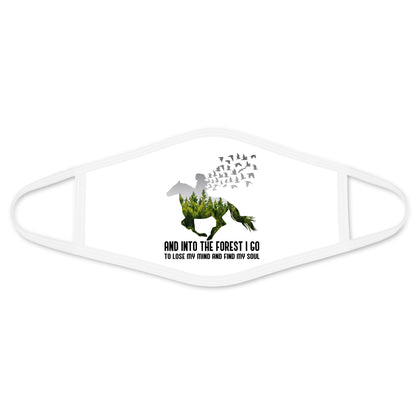 Horse Face Mask White TN