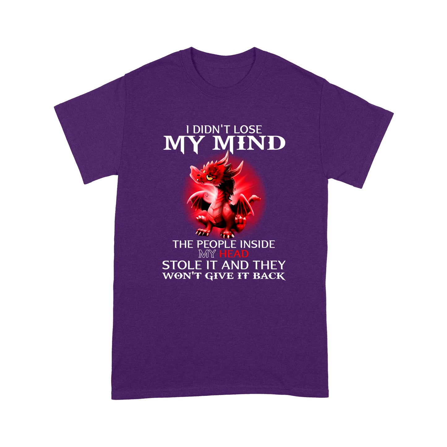 Dragon I Didn't Lose My Mind Standard T-shirt HG