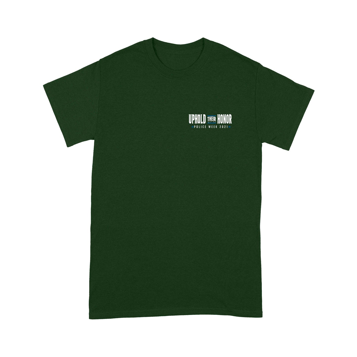 Police Week Uphold Their Honor Personalized T-shirt Special Gift For Dad Papa Grandpa