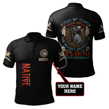 Custom Name Native American3D All Over Printed Unisex Shirts