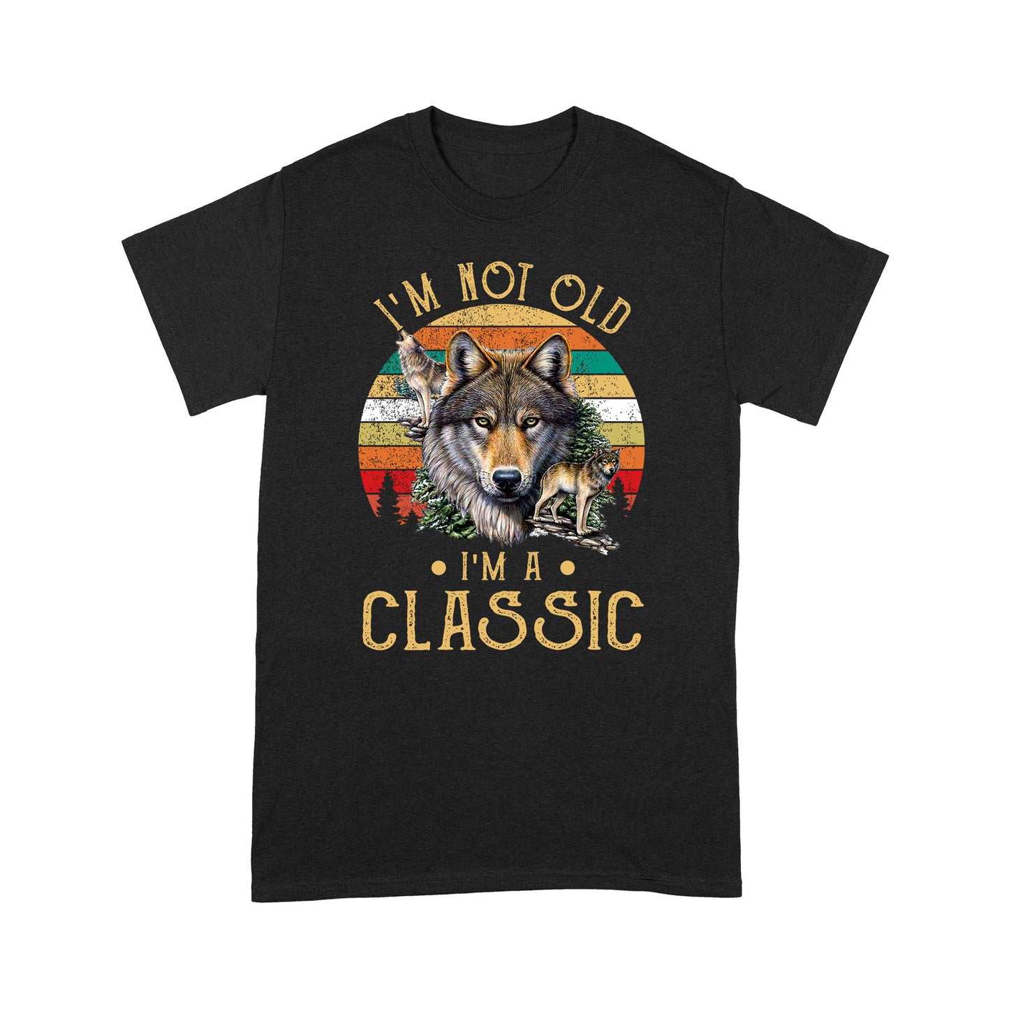 Wolf I Am Not Old Deluxe T-shirt ML