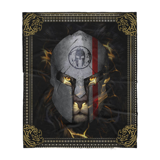 Sparta Lion Warrior - Sherpa Blanket TP