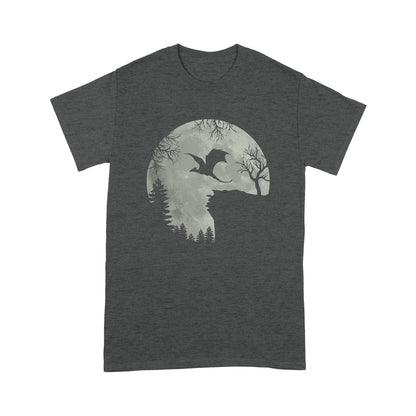 Dragon T-shirt Dragon Flying Across The Moon MEI