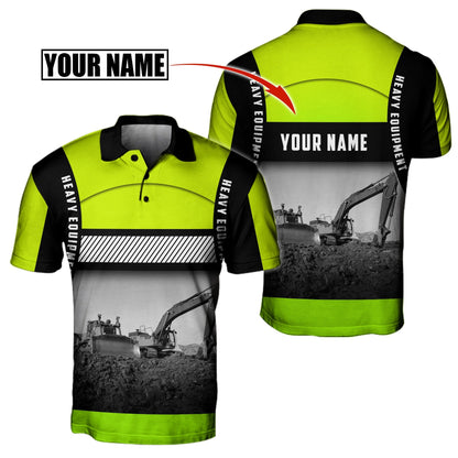 Customize Name Heavy Equipment Operator 3D All Over Printed Unisex Shirt Pi06022103