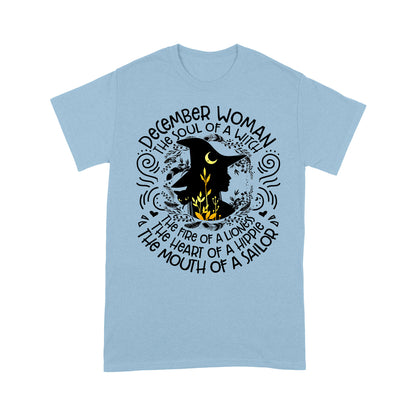 December Woman Witch T shirt DL