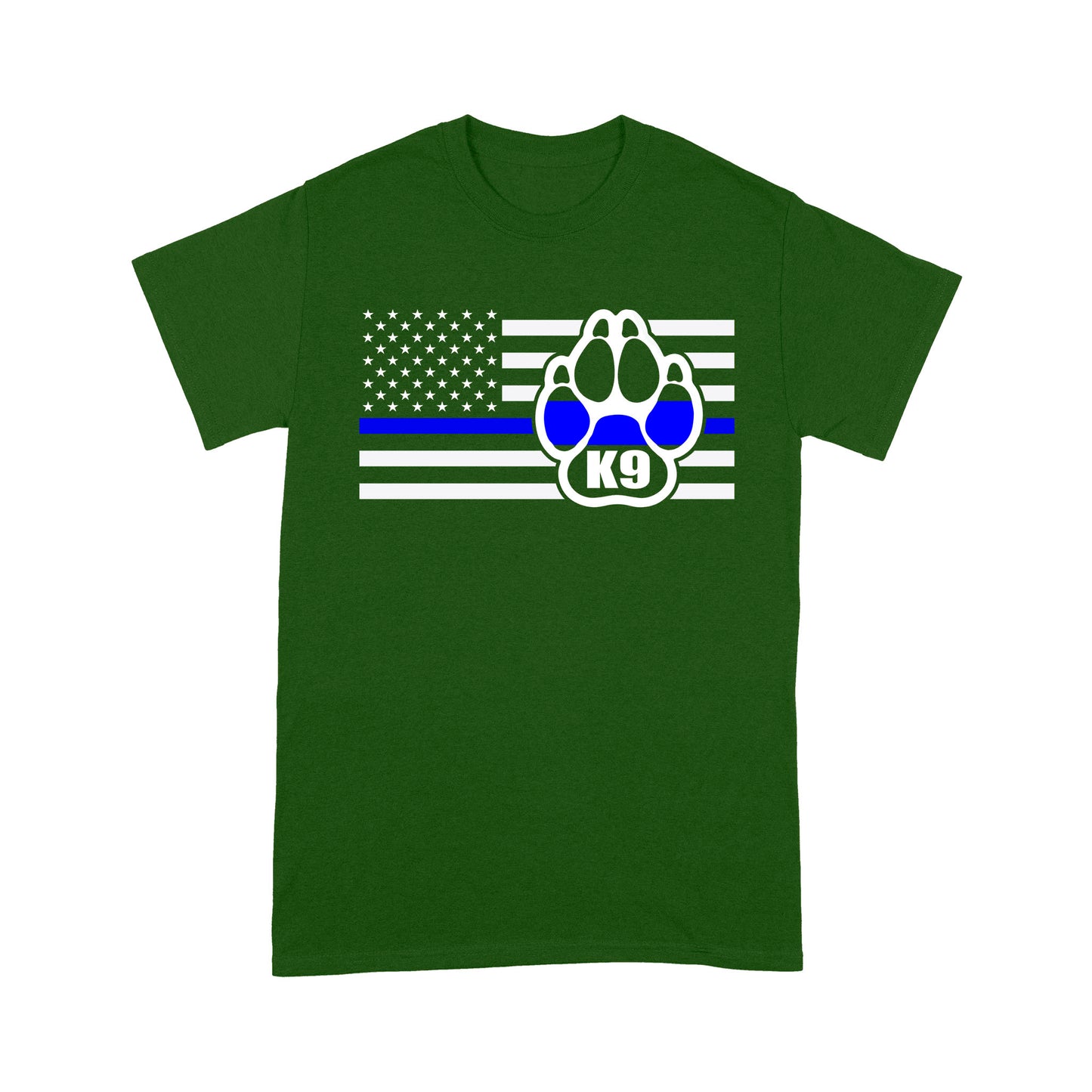 K9 Dog Thin Blue Line T-Shirt Special Gift For Policeman