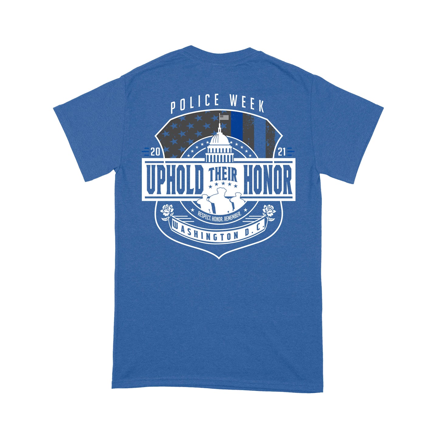 Police Week Uphold Their Honor Personalized T-shirt Special Gift For Dad Papa Grandpa