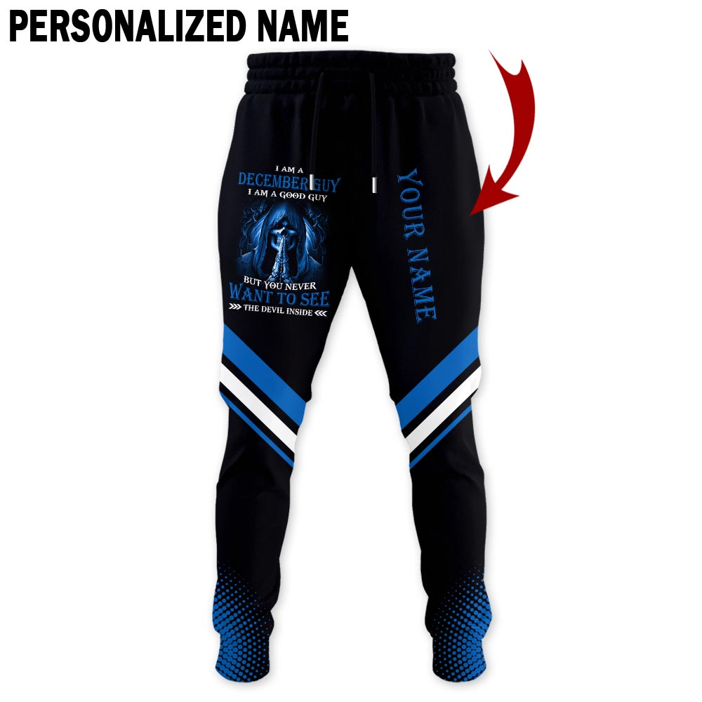 Personalized Name December Guy 3D All Over Printed Apparel