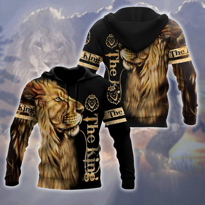 King Lion Over Printed Hoodie TP