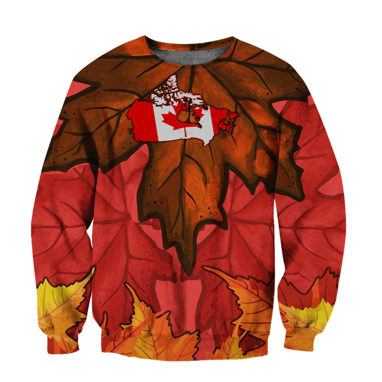 Canada Maple Leaf Autumn Hoodie-HHT08072008