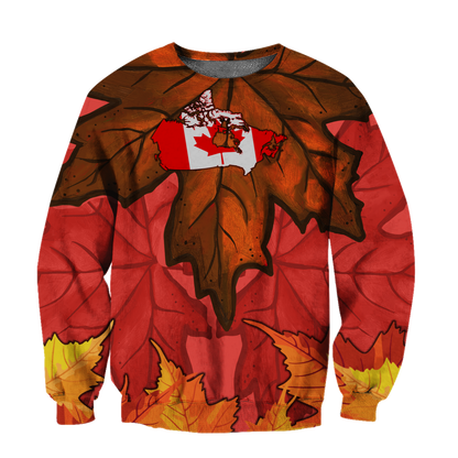 Canada Maple Leaf Autumn Hoodie-HHT08072008