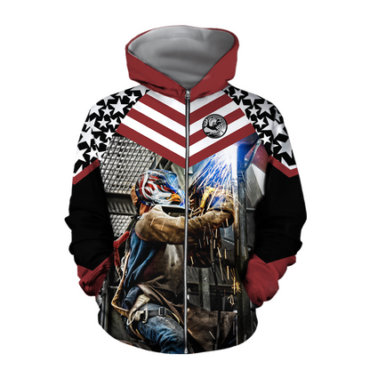 Premium Unisex All Over Printed Welder Shirts MEI