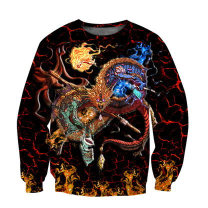 Maui taniwha art new zealand 3d all over printed shirt and short for man and women
