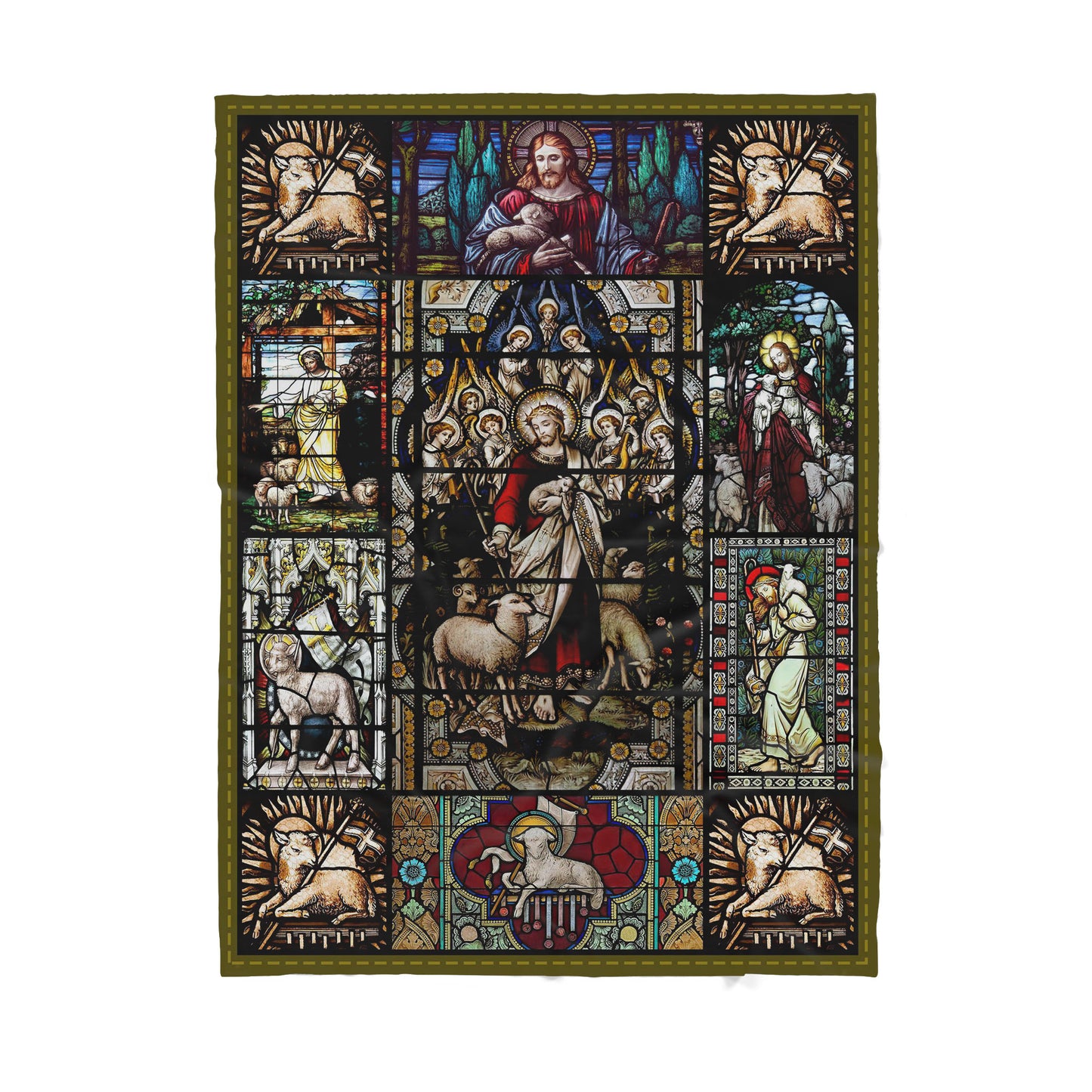 Jesus Sherpa Blanket TT