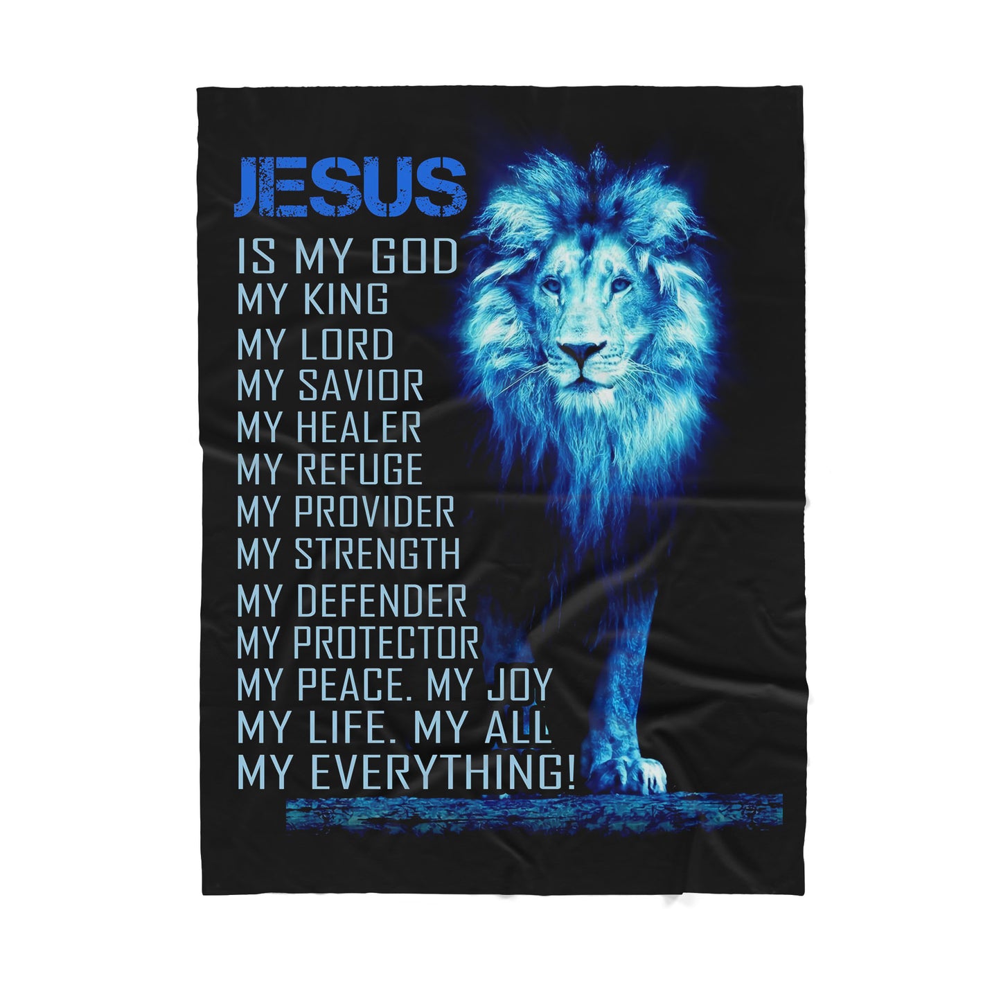 Jesus Sherpa Blanket