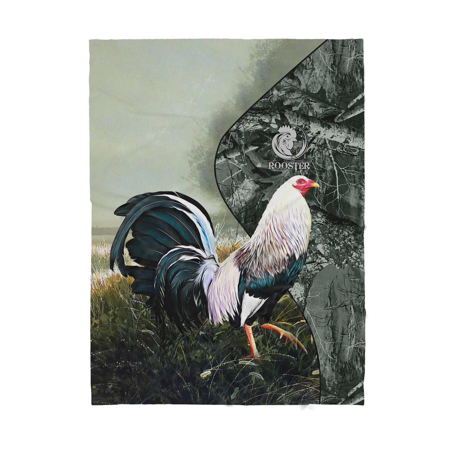 InfiniteStore 3D Printed Rooster Sherpa Blanket ML