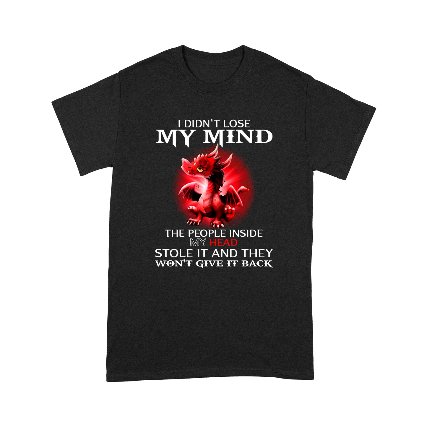 Dragon I Didn't Lose My Mind Standard T-shirt HG