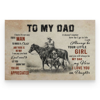 Family Canvas-To My Dad Hunting TA