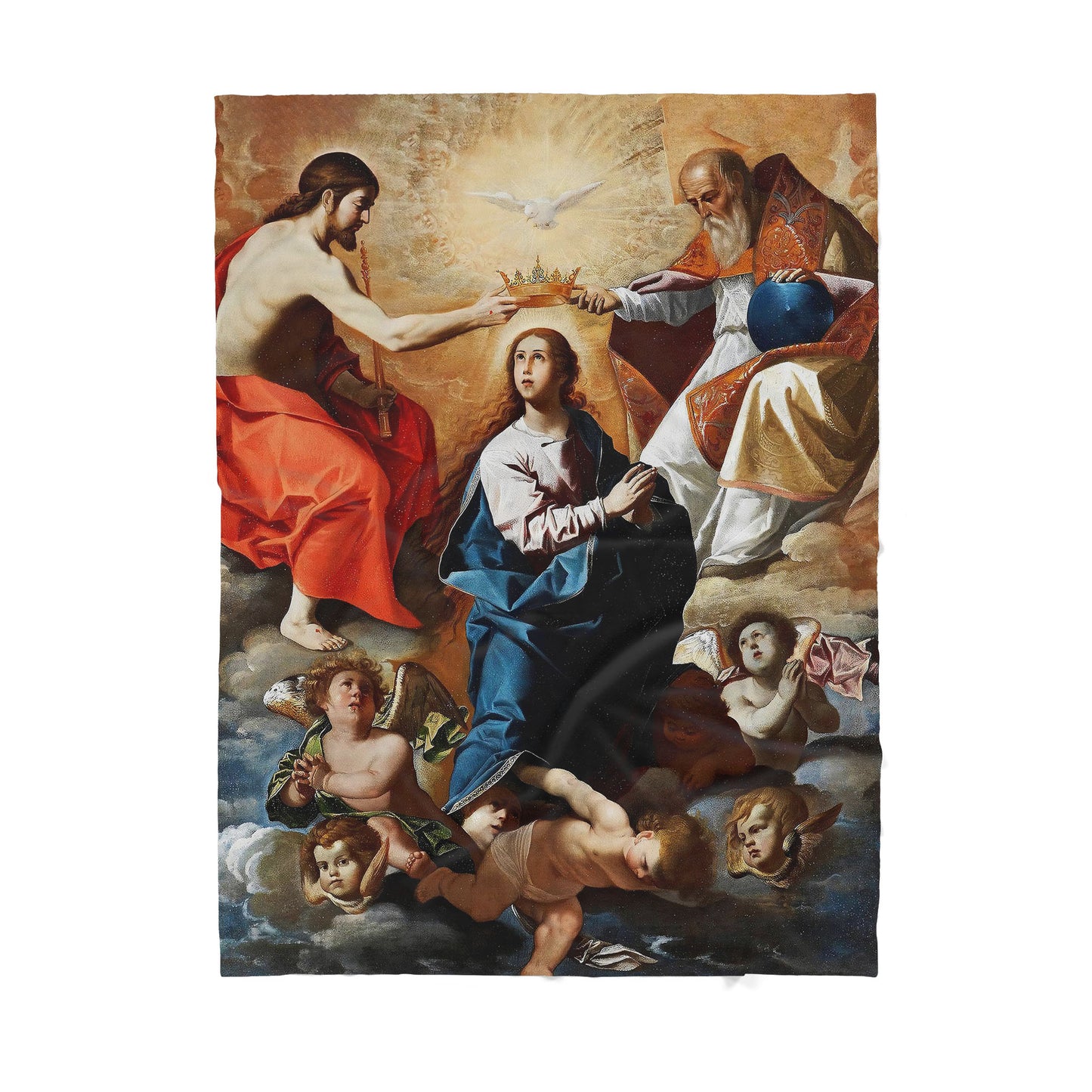 Premium Christian Jesus Maria blanket - Best gift for Christian - sherpa blanket TT