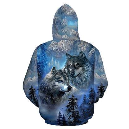 Wolf Native American 3D All Over Printed Unisex Shirts