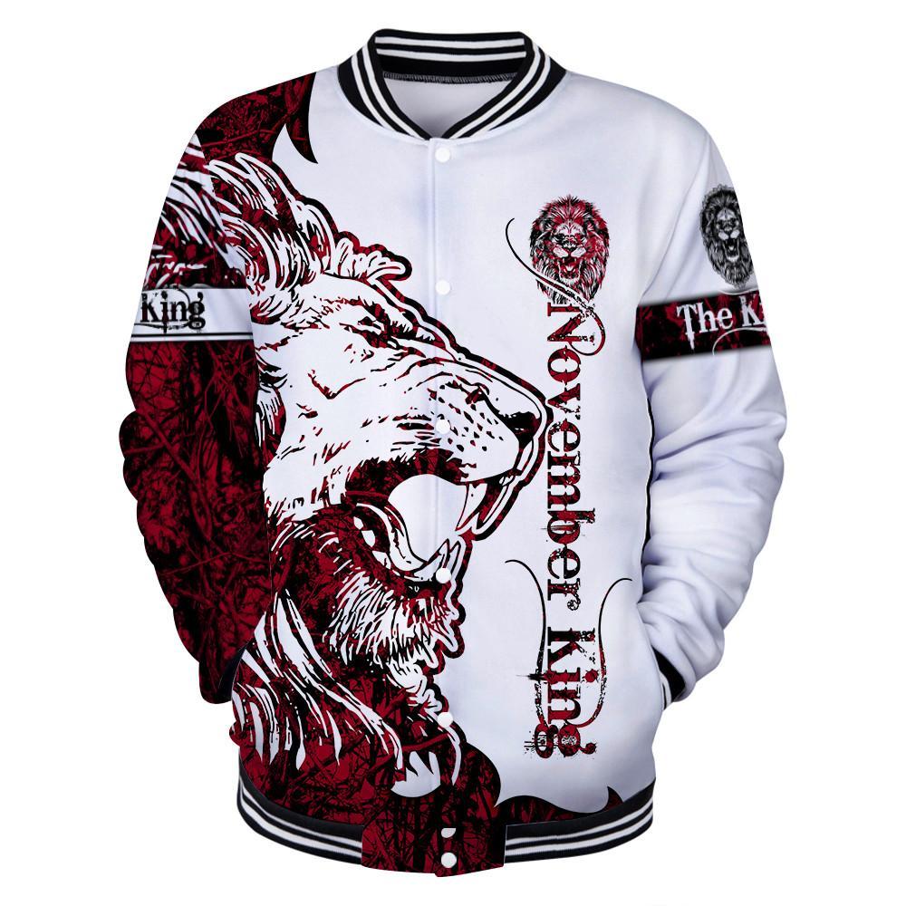 November King Lion 3D All Over Printed Unisex Shirts