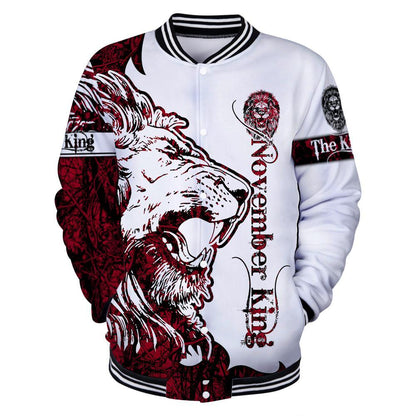 November King Lion 3D All Over Printed Unisex Shirts