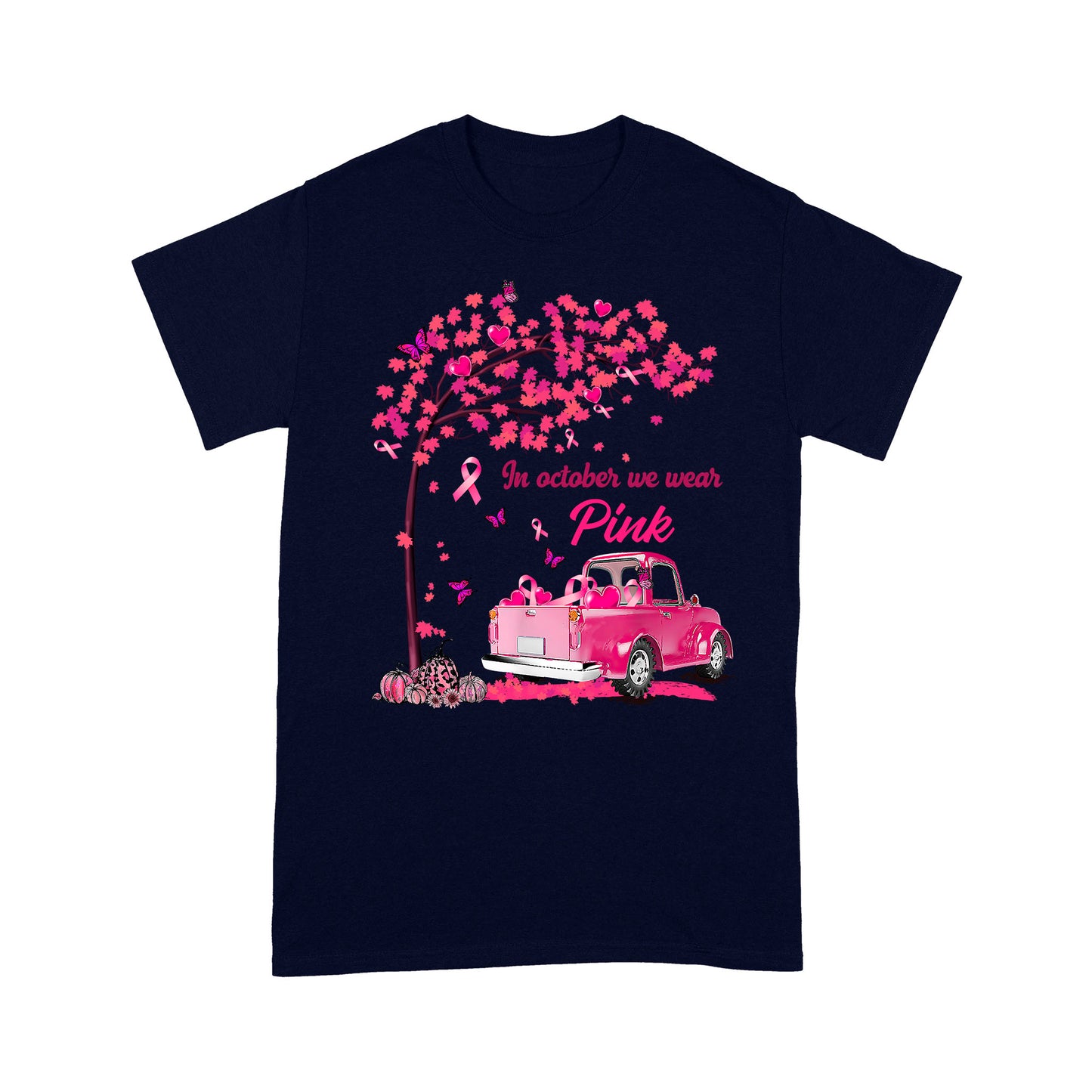 In October We Wear Pink Breast Cancer Awareness Best Gift For Friends Mom Mother Mama