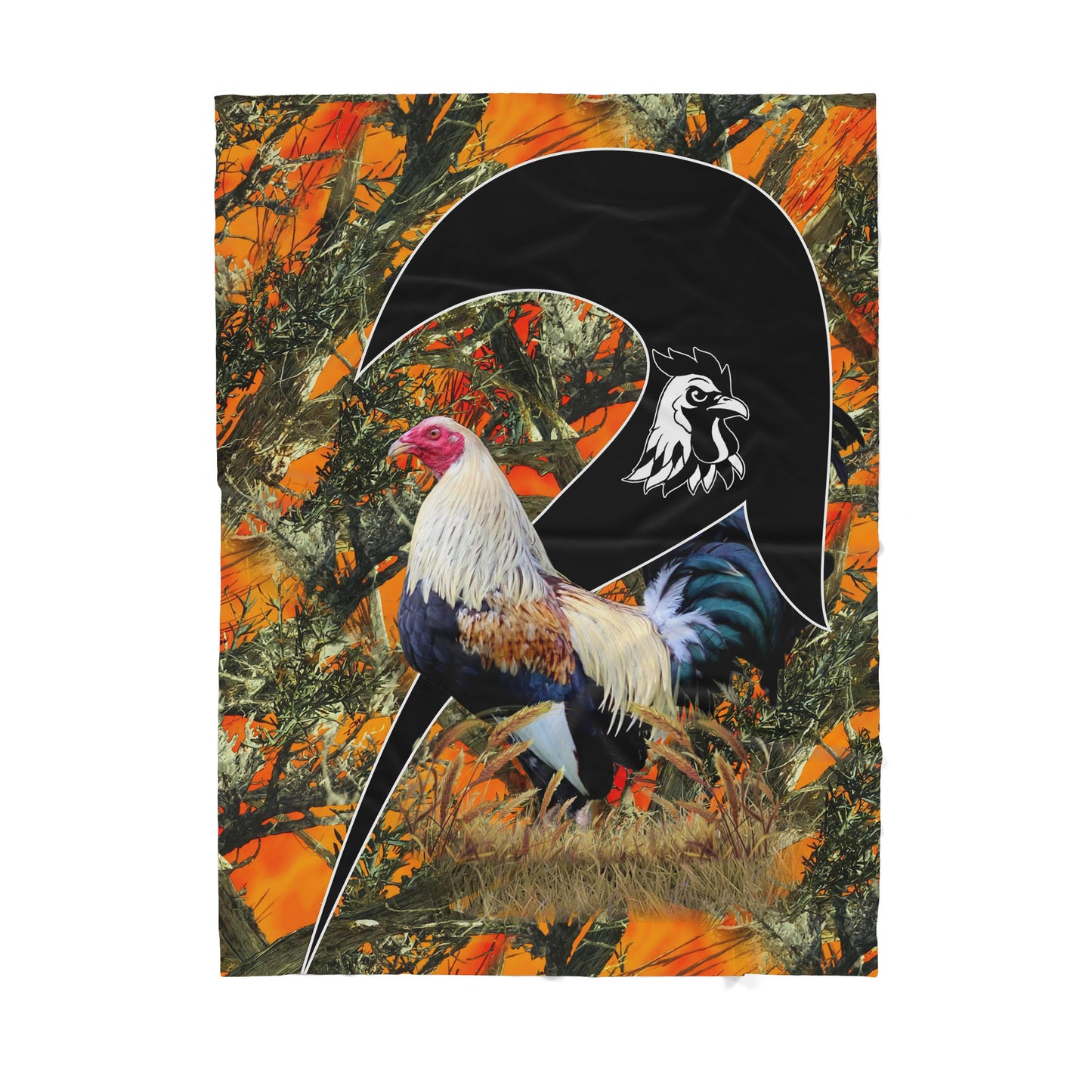 InfiniteStore 3D Printed Rooster Sherpa Blanket ML