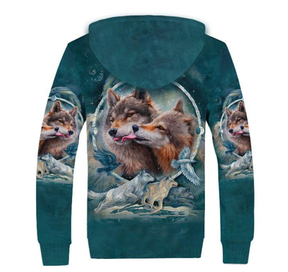 Wolf Native American 3D All Over Printed Unisex Shirts