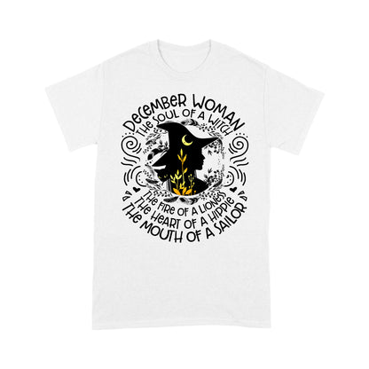 December Woman Witch T shirt DL