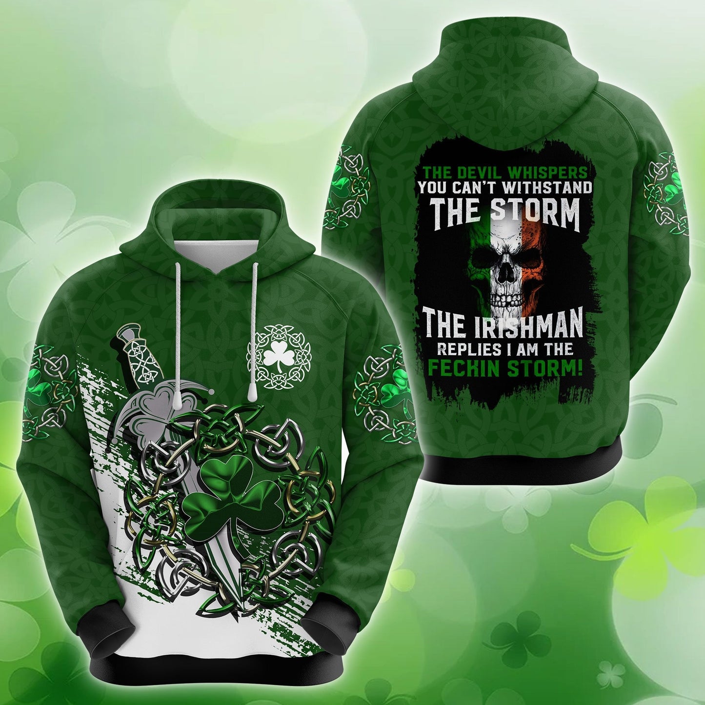 Irish Saint Patrick Day 3D All Over Printed Unisex Shirt