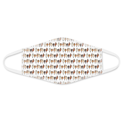 Premium Hippie 3D All Over Print Face Mask PL