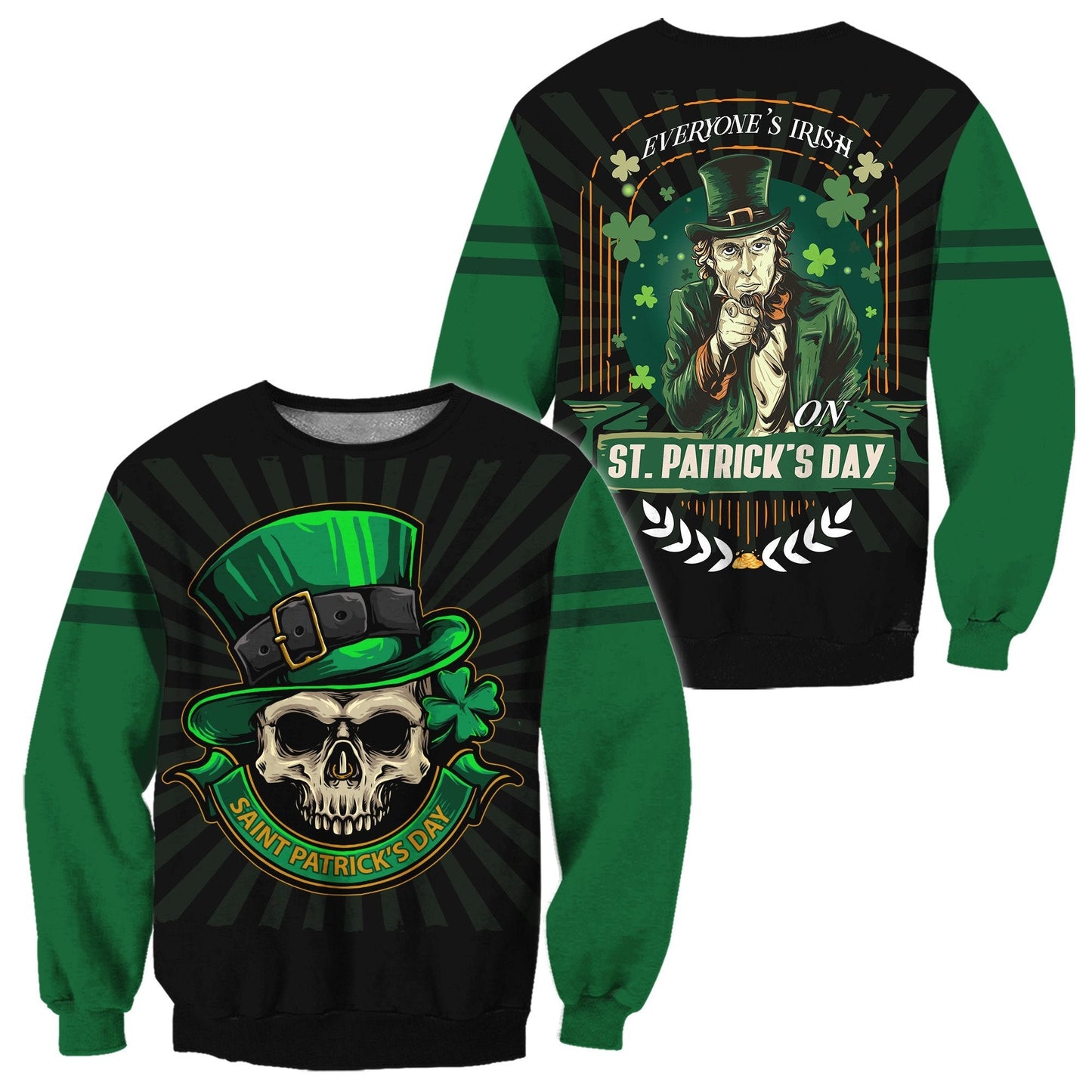 Irish Saint Patrick Day 3D All Over Printed Unisex Shirt