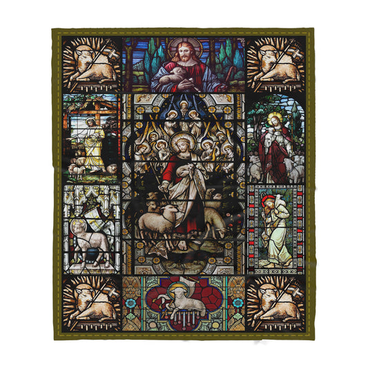 Jesus Sherpa Blanket TT